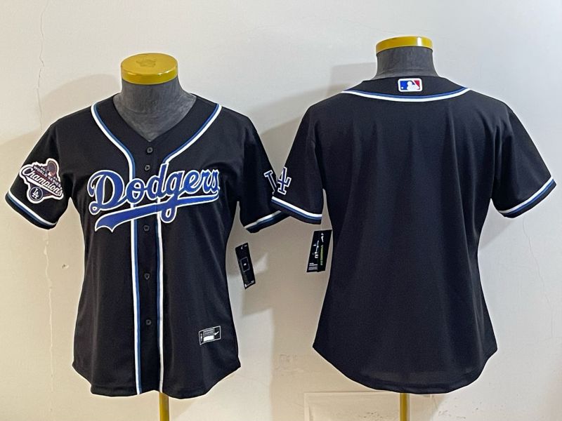 Youth 2026 Los Angeles Dodgers Blank Black Game Nike MLB Jersey style 002